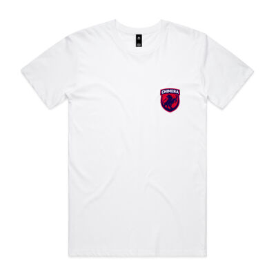 Chimera White Tee with Competitive Logo  Thumbnail